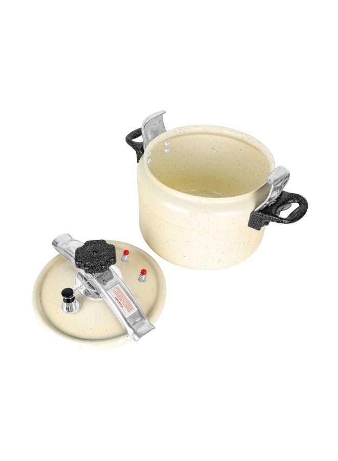 ALGHAFA Pressure Cooker 15 Liter , Ceramic Coated Aluminum  with Pressure Lid and Glass Lid 2x1 , From ALGHAFA - Image 4